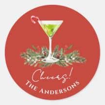 Festive Martini Candy Cane Cocktail  Red Cheers!