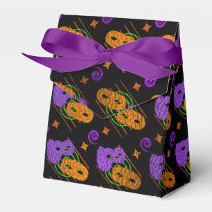 Festive Masquerade Masks Tent Favour Box