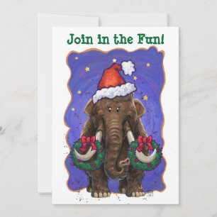 Festive Mastodon  Invitation