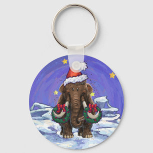 Festive Mastodon  Keychain