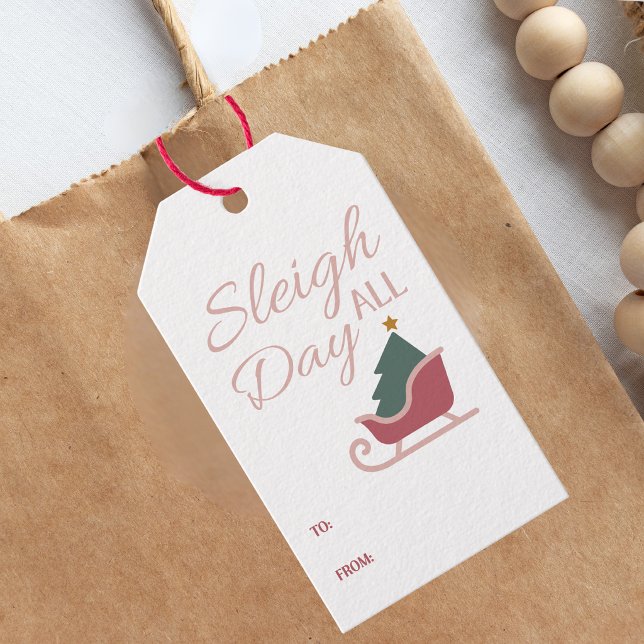 Festive Merry Christmas Gift Tag (Creator Uploaded)