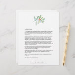 Festive Merry Christmas Letters Template Letterhead<br><div class="desc">Transform your holiday correspondence into a work of art with this festive Watercolor Christmas letter template. Each sheet is a canvas of enchanting colours and delicate strokes, adding a touch of creativity to your Christmas letters, invitations, and well-wishes. Celebrate the season with elegance and style. If you would like printable...</div>