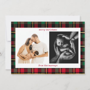 Festive  Merry Christmas Photo  Holiday Card