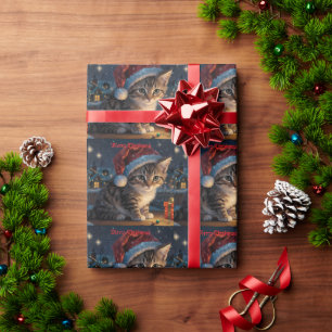 Festive Merry Christmas Wrapping Paper