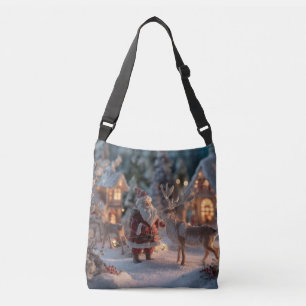 Festive Miniature Diorama Crossbody Bag