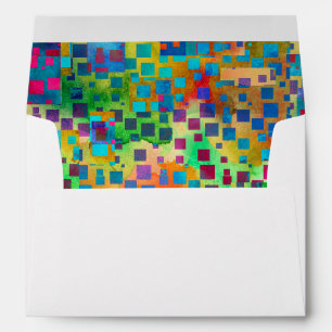 Festive, Modern, Colourful Confetti Design Envelopes