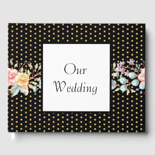 Festive Night Blooms Guest Book