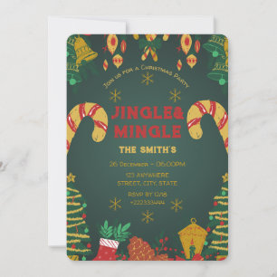 Festive Noël Invitation Festive Christ