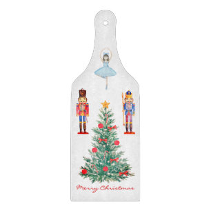 Festive Nutcracker Ballet Christmas Cutting Board