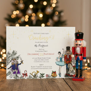 Festive Nutcracker Ballet Christmas Party Ivory