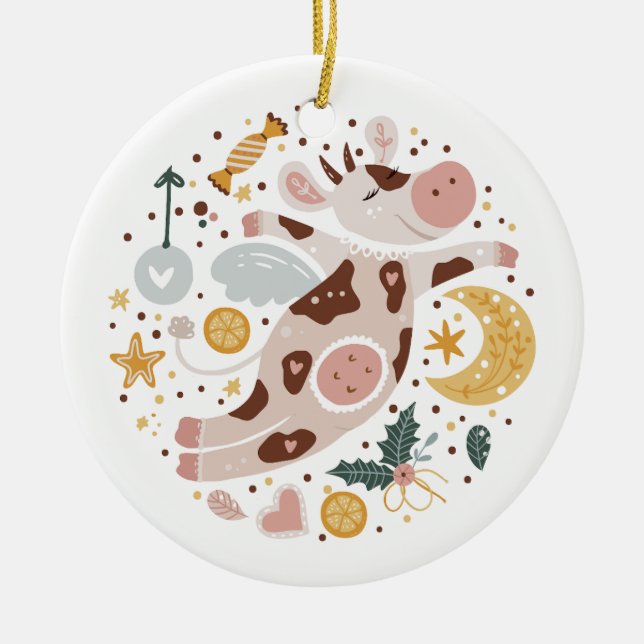 Festive Nutcracker Ornament (Front)