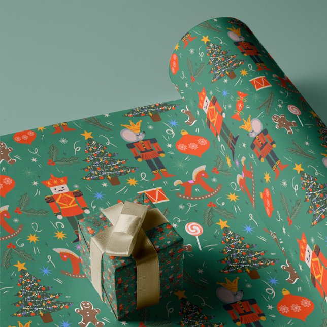 Festive Nutcracker Wonderland Wrapping Paper (Creator Uploaded)