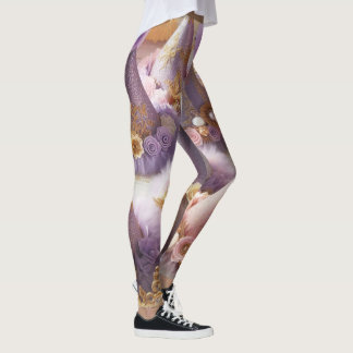 Festive Party Hat-Inspired Leggings