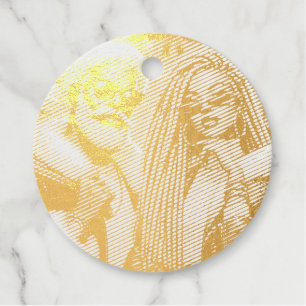 Festive Party Santa Favour Tags