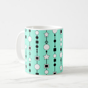 Festive pattern with string beads and jewellery st coffee mug
