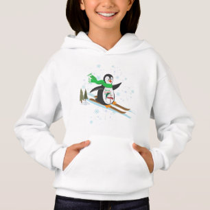 Festive Penguin on Skis – Merry Christmas Fun