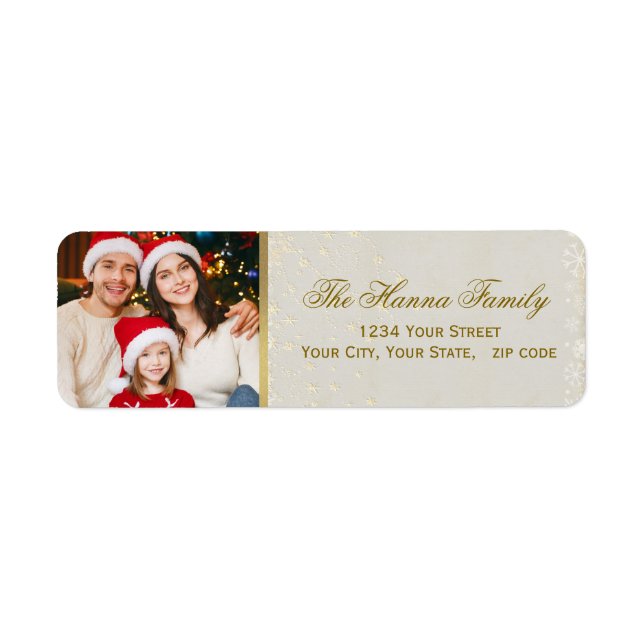 Festive Personalized Family Photo Merry Christmas (Devant)