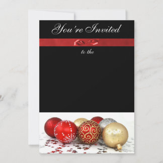 Festive Personalized Holiday Party Invitation
