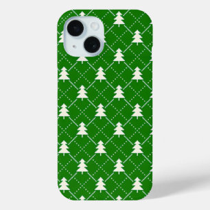 Festive Pine Tree Magic ✨ Green Christmas Cozy  iPhone 15 Case