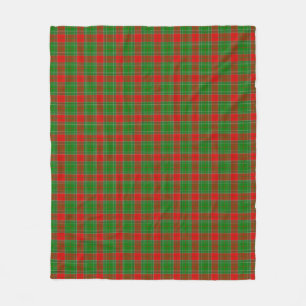 Festive plaid Christmas blanket