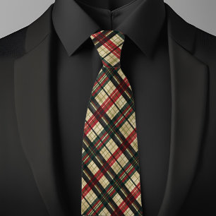 Festive Plaid Tie