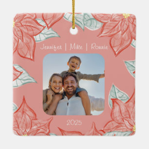 Festive Poinsettia Ornament 