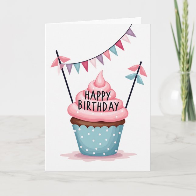 Festive Polka Dot Card (Front)