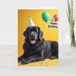 Festive Pooch Birthday Card