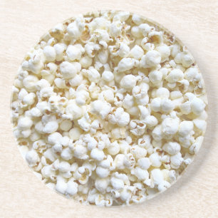 Festive Popcorn Decor Photography Coaster