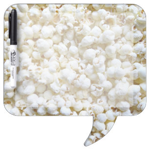 Festive Popcorn Texture Photography Decor Dry Erase Board
