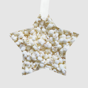Festive Popcorn Texture Photography Decor Ornament