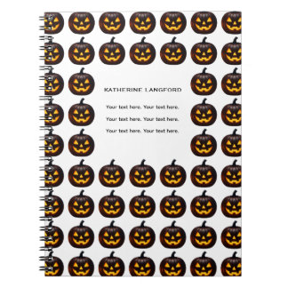 Festive Pumpkin Halloween Notebook