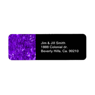 Festive Purple Foil