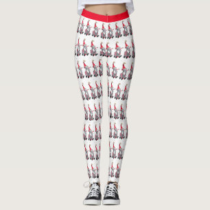 Festive Rats Christmas Leggings