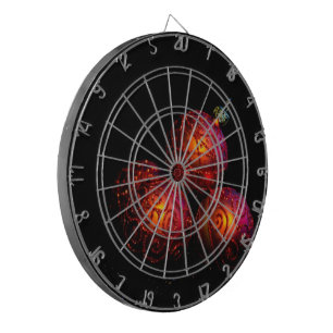 Festive Red Baubles Dartboard