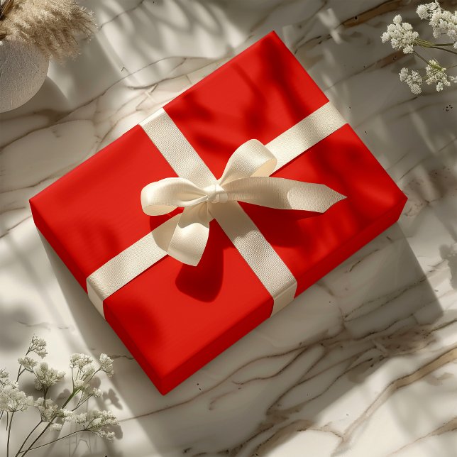Festive Red Wrapping Paper (Festive Red Wrapping Paper)