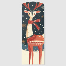 Festive Reindeer Christmas Photo 