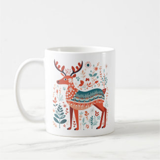 Festive Reindeer Mug