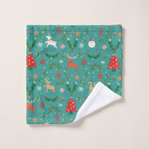 Festive Reindeer Wonderland Bath Towel Set