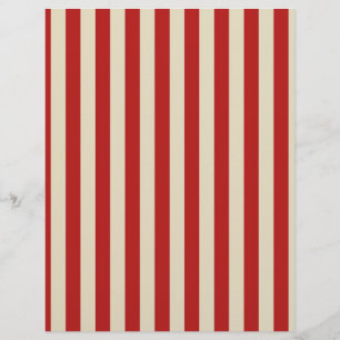 Festive Retro Vintage Vertical PopCorn Stripes