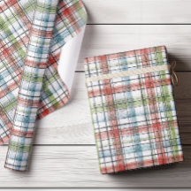 Festive Rustic Winter Plaid