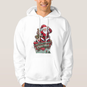 Festive Santa Christmas hoodie