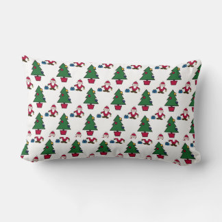 Festive Santa Christmas Throw Pillow | Cozy