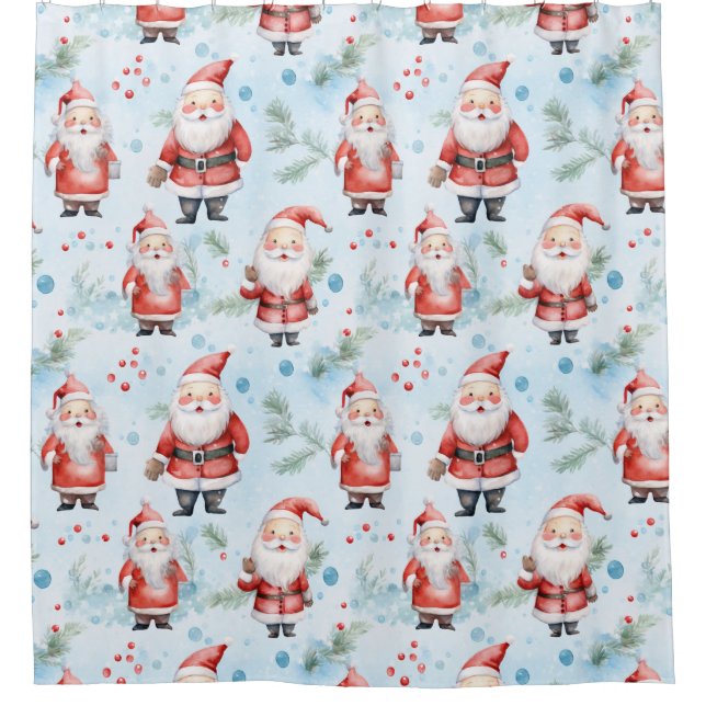 Festive Santa Claus Christmas Pattern (Front)