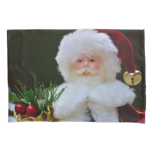 Festive Santa Claus Ornament Pillowcase