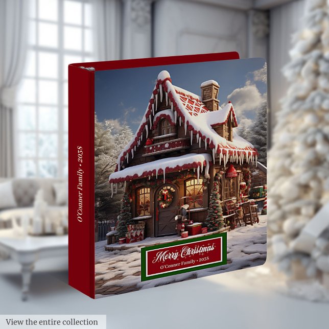 Festive Santa Claus Ring Binder Memory Keepsake (Festive Santa Claus Ring Binder Memory Keepsake)