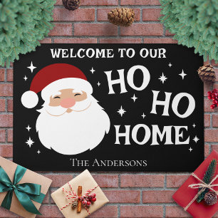 Festive Santa Door Mat