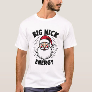Festive Santa Energy Design  T-Shirt