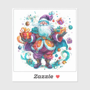 Festive Santa Spreading Cheer in Dec