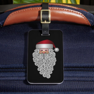 Festive Santa Traveller Luggage Tag